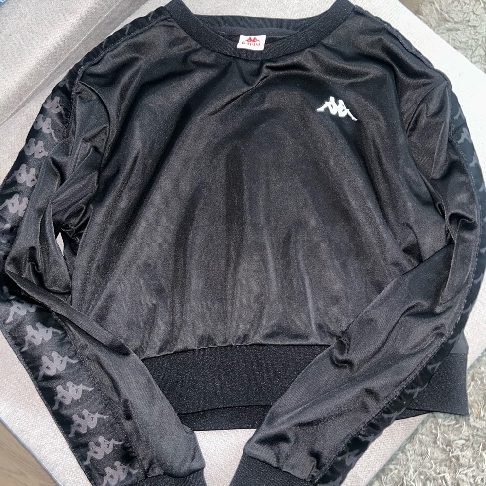 Kappa Black Crew Neck Sweatshirt